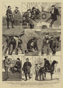 Die Krise in Ägypten, der türkische Kavass auf einer Seereise von Percy Macquoid